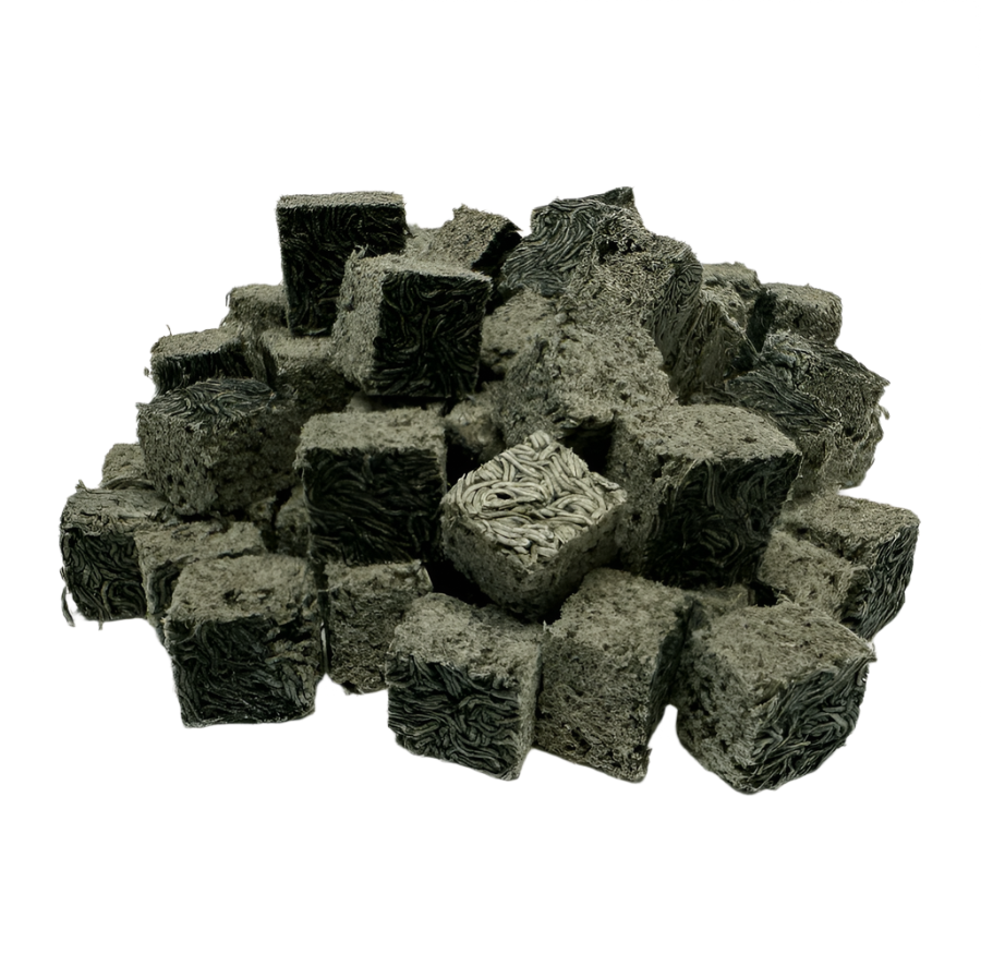 Super Cichlids Freeze Dried Blackworms With Spirulina All Natural High Protein Fish Food