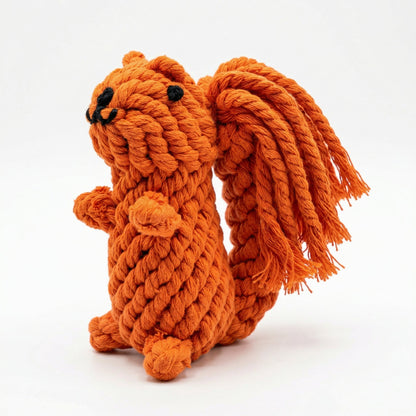 Oliver the Squirrel Rope Toy