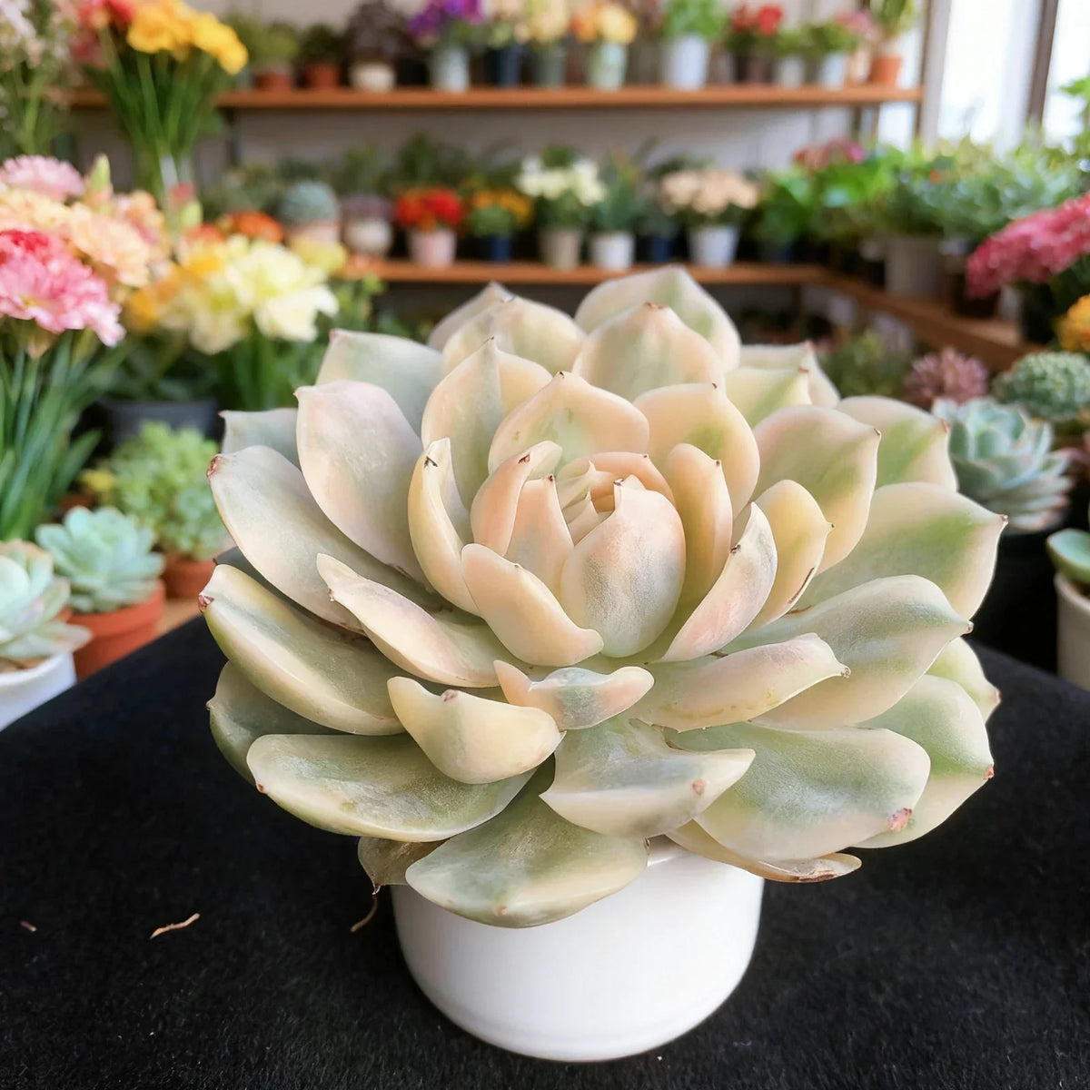 Echeveria Onslow Variegated Succulent Plant - 3 Inch Bare Root - Easy Care, Rosette, Rare Live Succulent