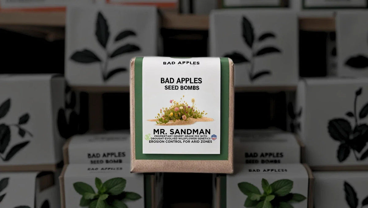 Seed Bombs for Erosion Control – Drought-Resistant Native Seeds – MR. SANDMAN™ – Desert and Arid Zone Restoration