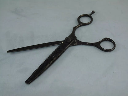 THINNING SHEAR SINGLE BLADE GUN METAL FINISH 7.5"