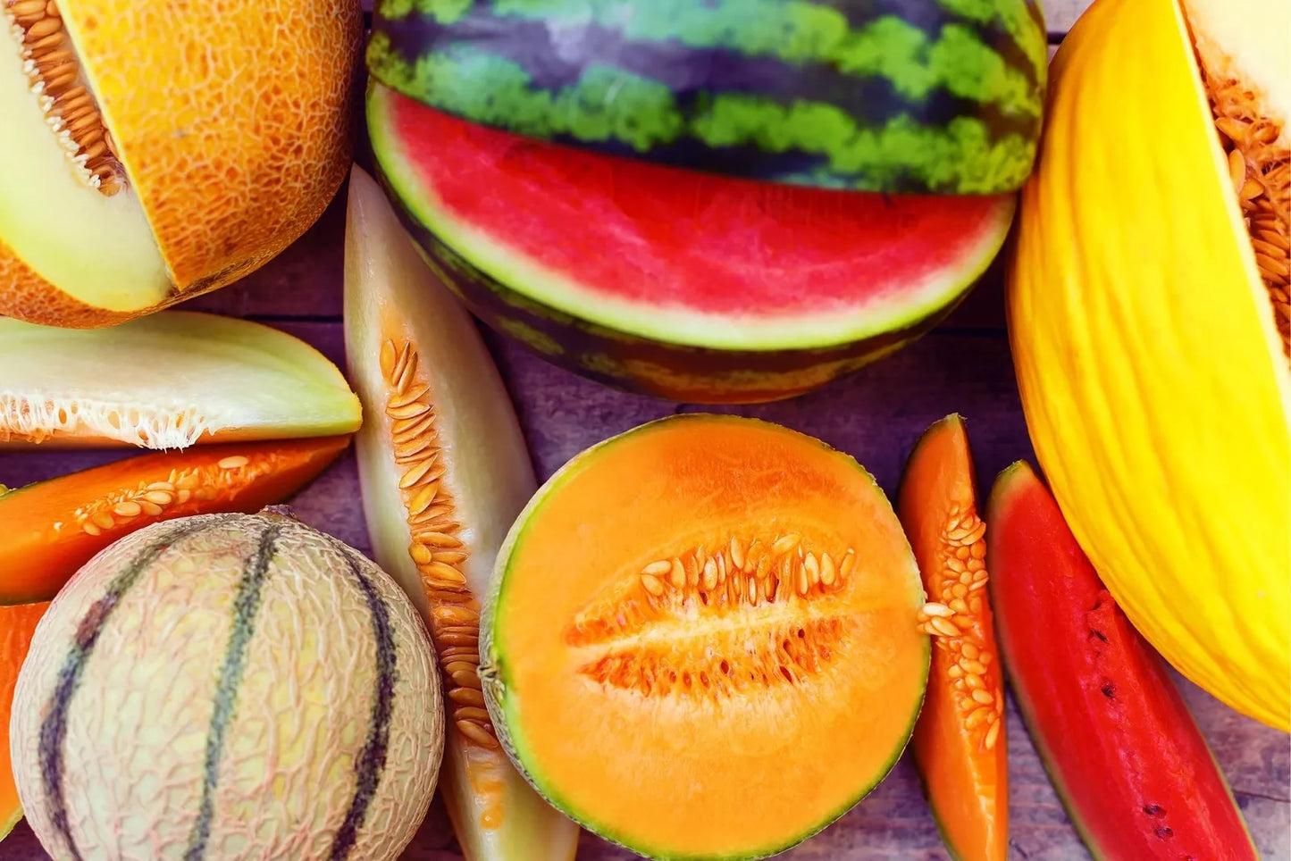 Garden Melon Mix Seeds - 30 Pack | Easy to Grow Cucumis melo Varieties