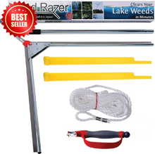 Lake Weed Cutter Tool - 48" Aquatic Plant Removal for Ponds and Lakes - Durable Handheld Water Garden Maintenance Tool