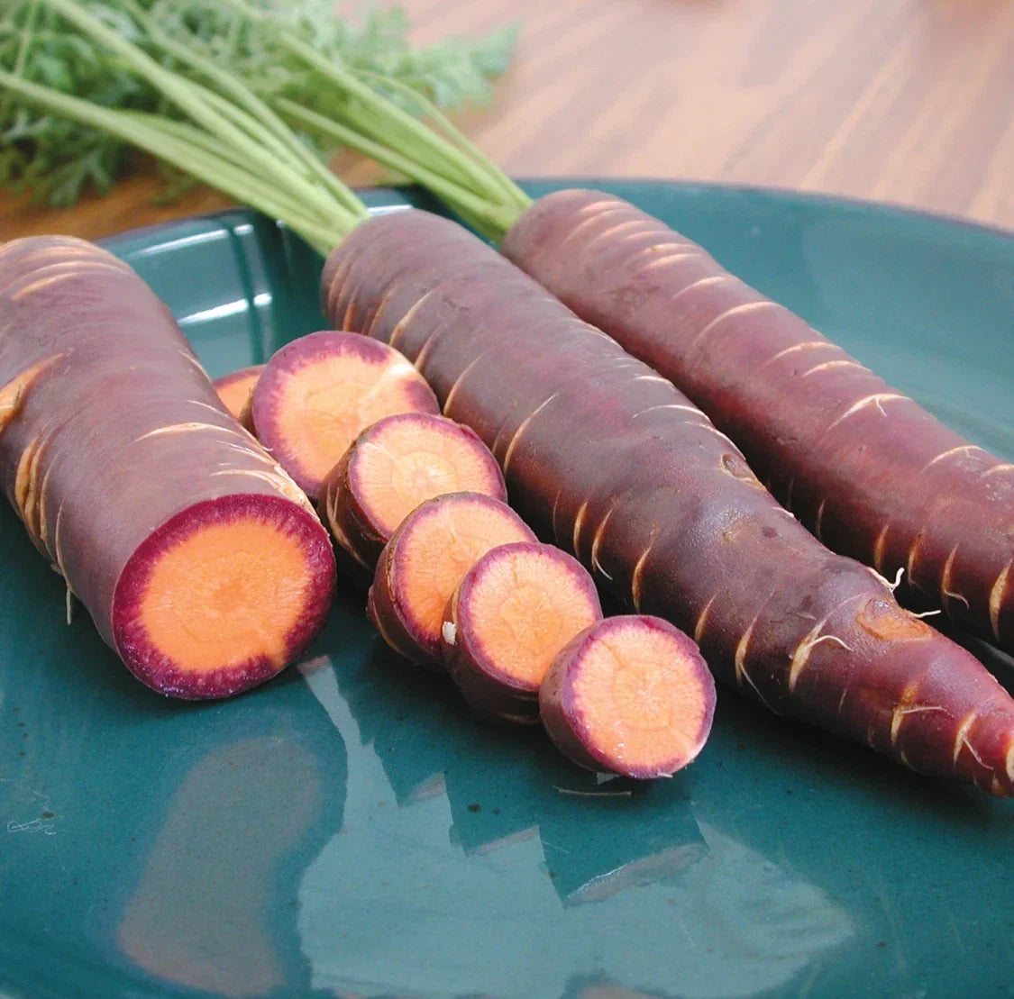 Purple Dragon Carrot Seeds - Organic Non-GMO Heirloom Variety - Vibrant Purple Root - Daucus carota - 200+ Seeds