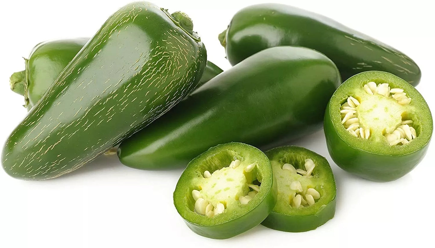 Jalapeno Pepper Seeds - 100 Count - Capsicum annuum - Versatile Spicy Pepper for Growing and Cooking