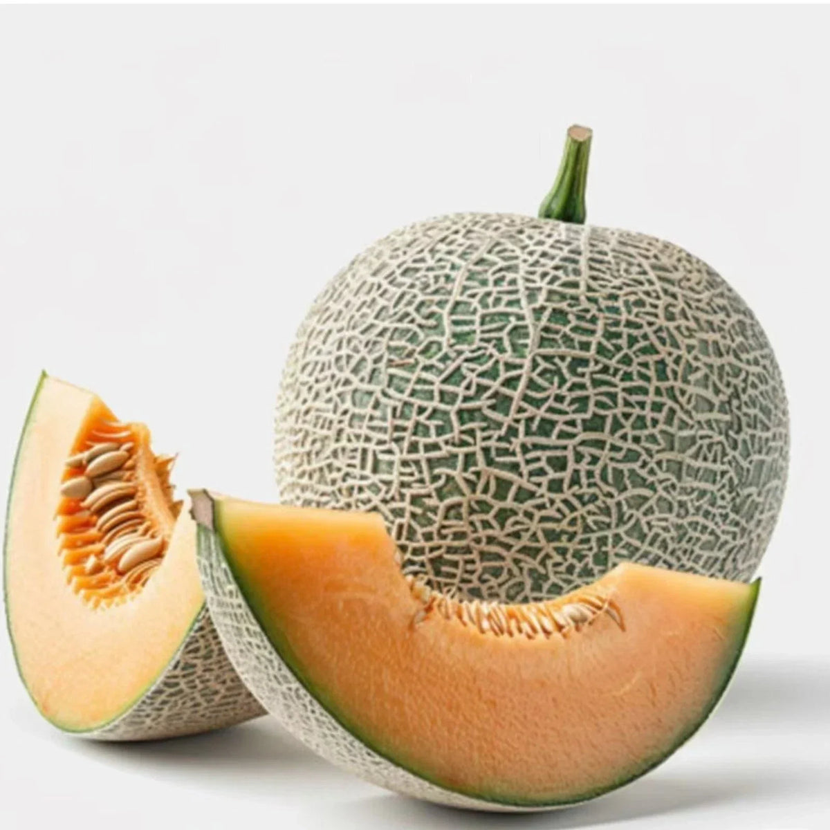 Cantaloupe Melon Seeds - 25pcs Heirloom Sweet Cucumis melo for Home Gardens