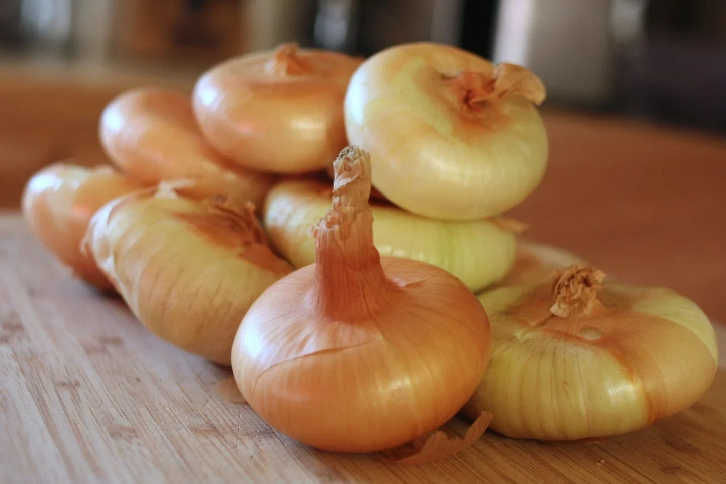 Yellow Cipollini Onion Seeds - Non-GMO, Italian Giallo Onion, Gourmet Bulb, Allium cepa, Full Sun, Free Shipping