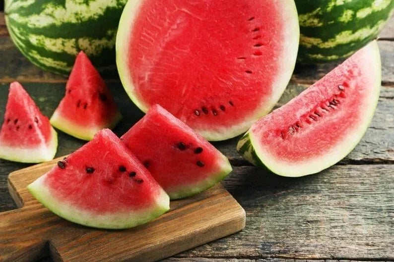 Jubilee Watermelon Seeds - Organic Heirloom Citrullus lanatus, 40 Seeds for Home Garden, Juicy, Sweet, Bountiful Harvest