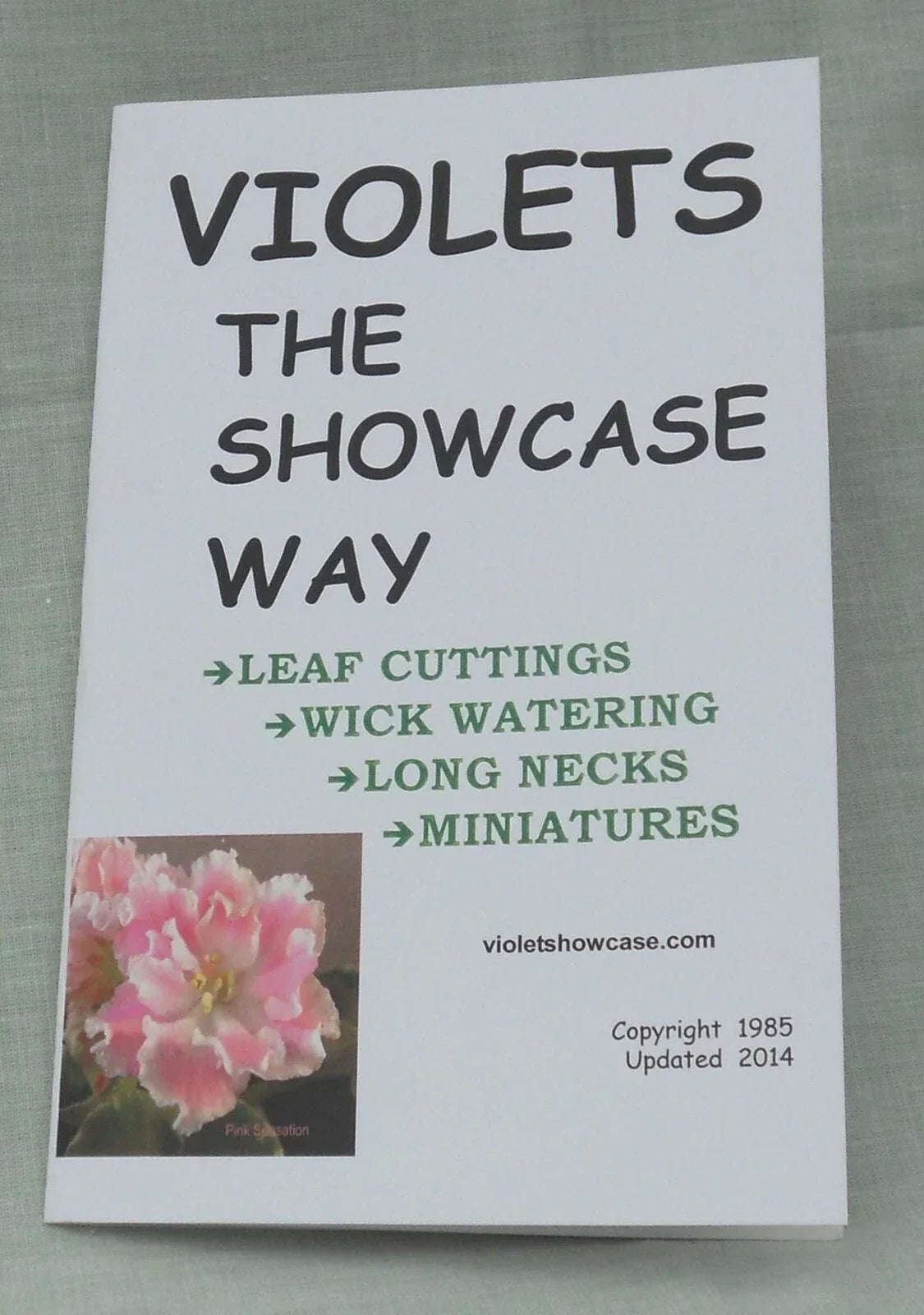 African Violet Growing Booklet – Plant Care Guide for Saintpaulia – Indoor Gardening Tips & Propagation Techniques