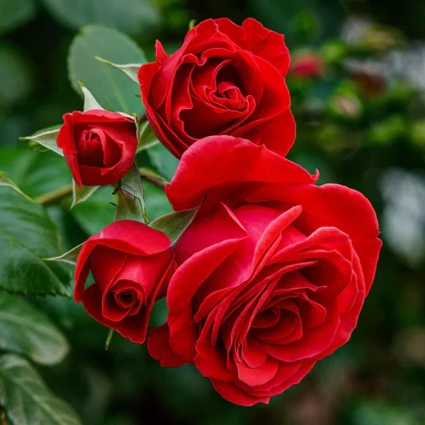 Eternity Red Rose Cuttings – 3 Unrooted Scions for Grafting, Deep Red Rose Variety, Rosa Hybrid, Flowering Shrub