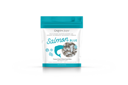 Green Juju Freeze Dried Salmon Blue Whole Food Bites (7.5OZ)