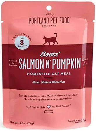 Portland Cat Grain Free Boot's Salmon & Pumpkin (2.8oz)
