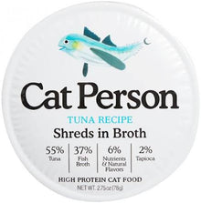 Cat Person Cat Shredded Tuna In Broth 2.75oz