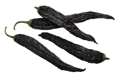 50 PASILLA BAJIO PEPPER Mexican Chilaca Chile Negro Capsicum Annuum Vegetable Seeds