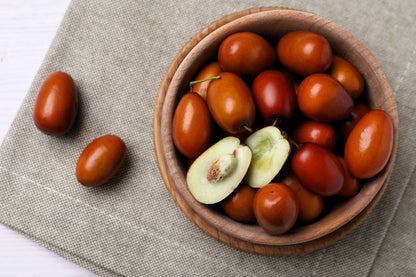 20 RED Chinese DATE TREE Edible Fruit Jujube Ziziphus Jujuba Yellow Flower Seeds
