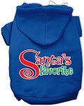 Christmas Pet Hoodie Screen Printed, "Santa's Favorite"