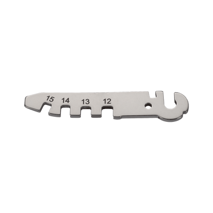 Spoke Wrench & Screwdriver- Short, 1 slot
