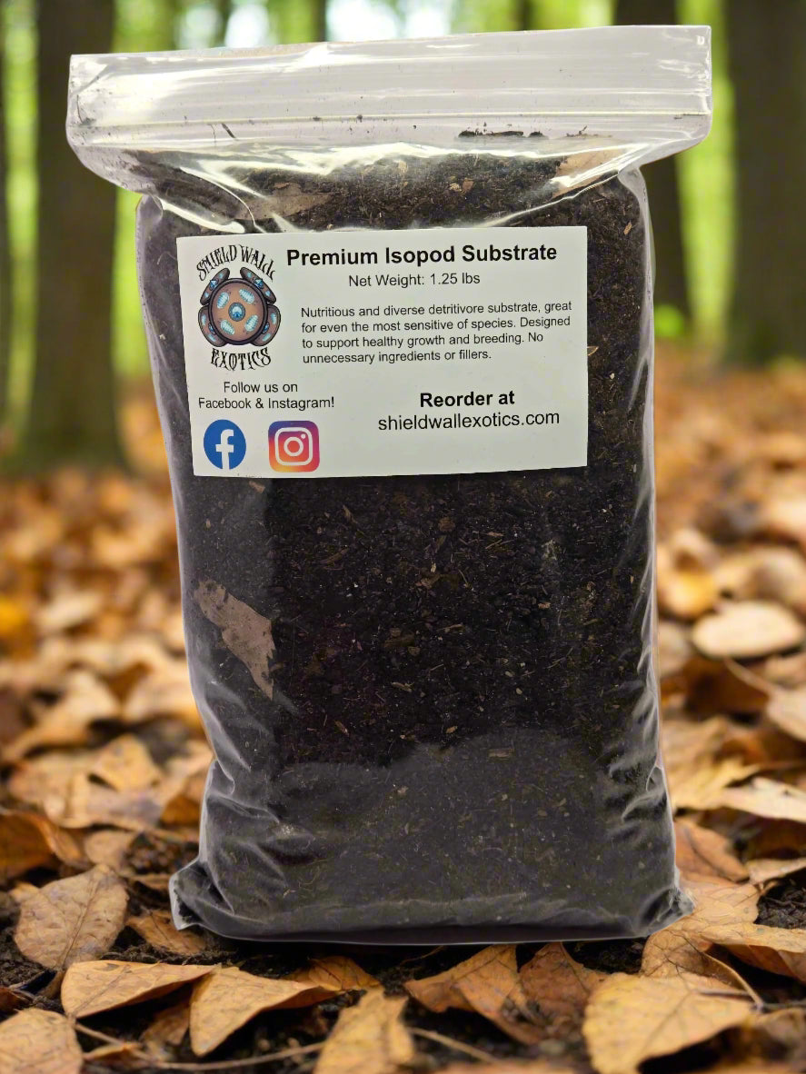 Premium Isopod Substrate - Nutrient-Rich Bioactive Terrarium Mix