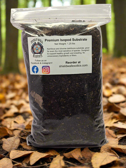 Premium Isopod Substrate - Nutrient-Rich Bioactive Terrarium Mix