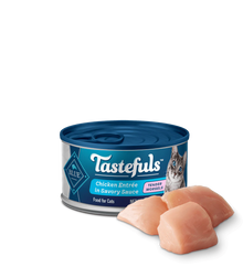 Blue Buffalo Tastefuls Adult Morsels Chicken Entree Wet Cat Cans