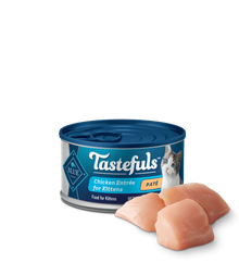 Blue Buffalo Tastefuls Kitten Chicken Pate Entree Wet Cat Cans (3oz)