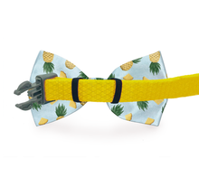 Cheetah Print Yellow Dog Bow Tie