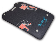 Touchcat ® 'Lamaste' Travel Reversible Rubberized Fashion Designer Pet Dog and Cat Bed Bed Lounger Stretching Yoga Mat