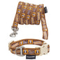 Touchdog ® 'Caliber' Designer Embroidered Fashion Pet Dog Leash and Collar Combination