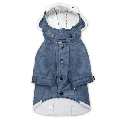 Touchdog 'Tuskegee' Aero-Vintage Designer Fashion Winter Dog Coat