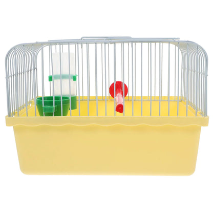 Toddmomy Small Cage For Birds Bird Carrier Travel Cage Parrot Carrying Cage For Travel And Outdoor Adventures Yellow