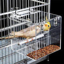 No Mess Bird Feeder For Cage Bird Feeder Automatic Bird Feeder For Cage Acrylic No Spill Bird Cage Feeder For Parakeet Parrot Cockatiels Lovebirds Canaries Finches Cage Seed Feeder Small