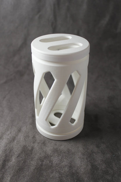 Matte White Hay Roller