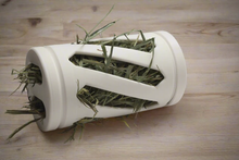 Matte White Hay Roller