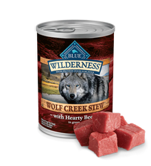 Blue Buffalo Wilderness Wolf Creek Stew Adult Dog Hearty Beef Stew Wet Dog Can (12.5oz)